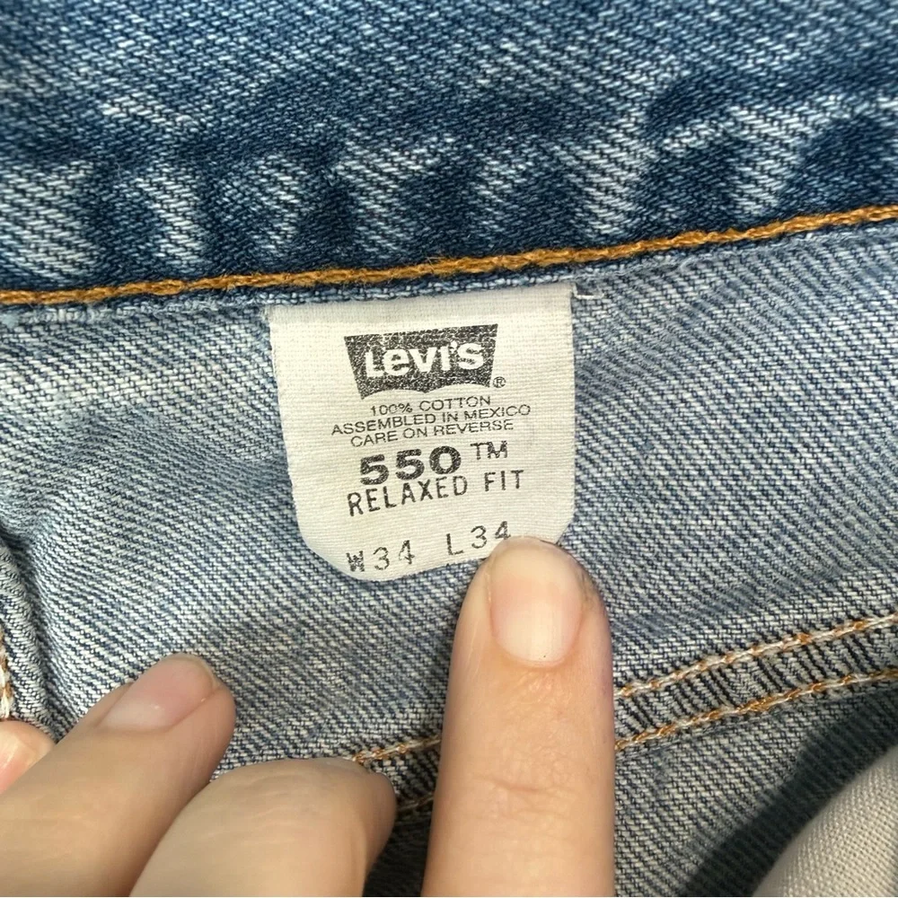 Vintage‎ Levi's Men's Straight Blue Jeans 34x34